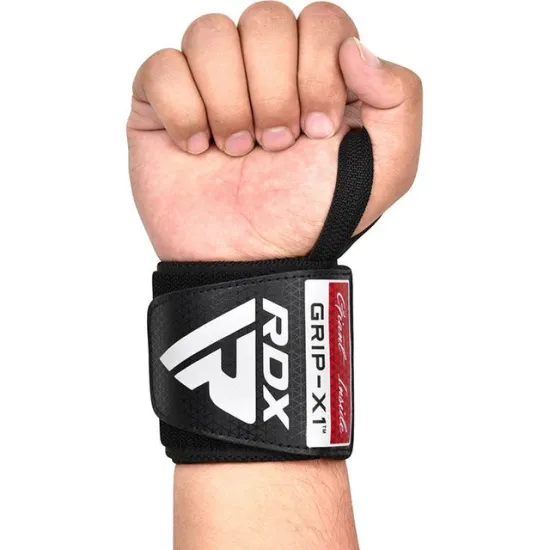 Бинты для запястий RDX WR11 GYM Wrist Wrap Black/Red