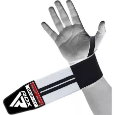 Бинты для запястий RDX W2 Gym Wrist Wraps White Pro