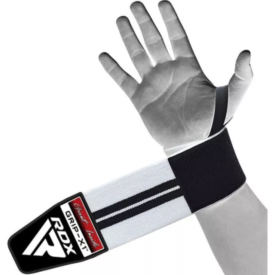 Бинты для запястий RDX W2 Gym Wrist Wraps White Pro