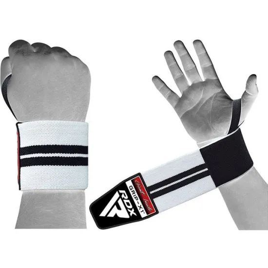Бинты для запястий RDX W2 Gym Wrist Wraps White Pro