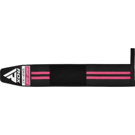 Бинты для запястий RDX WR11 GYM Wrist Wrap Black/Pink
