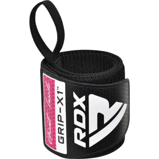Бинты для запястий RDX WR11 GYM Wrist Wrap Black/Pink