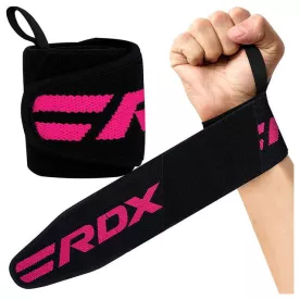 Бинти для зап'ясть RDX W2 Gym Wrist Wraps Pink Pro