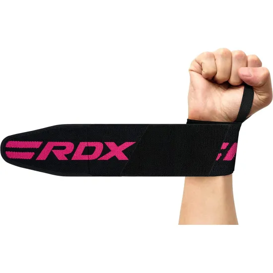 Бинти для зап'ясть RDX W2 Gym Wrist Wraps Pink Pro