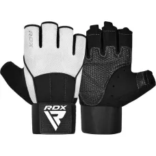 Перчатки для фитнеса RDX W3 WHITE WITH EVA PADDING-S