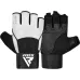 Перчатки для фитнеса RDX W3 WHITE WITH EVA PADDING-S