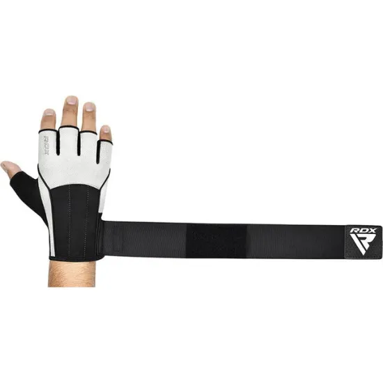 Рукавички для фітнесу RDX  W3 WHITE WITH EVA PADDING-S