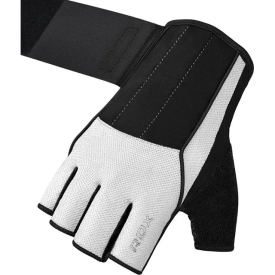 Рукавички для фітнесу RDX  W3 WHITE WITH EVA PADDING-S