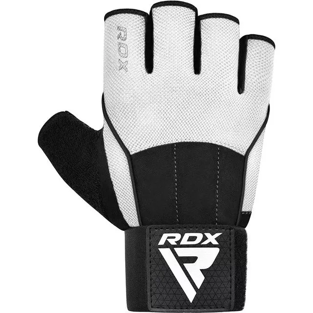 Перчатки для фитнеса RDX W3 WHITE WITH EVA PADDING-S