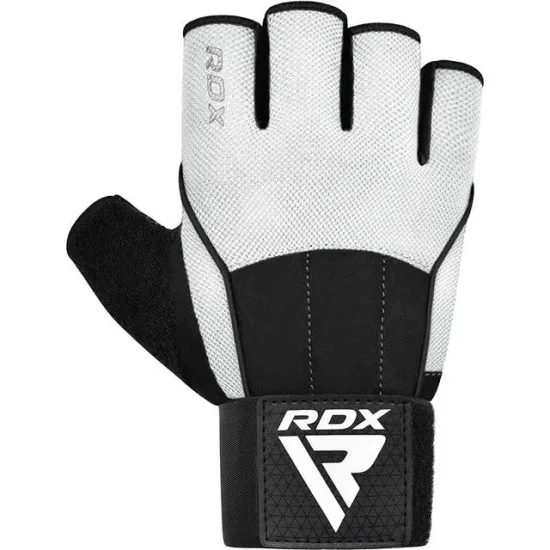 Рукавички для фітнесу RDX  W3 WHITE WITH EVA PADDING-S