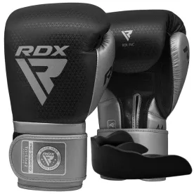 Боксерские перчатки RDX MARK PRO SPARRING TRI LIRA 2 SILVER-10 унций (капа в комплекте)