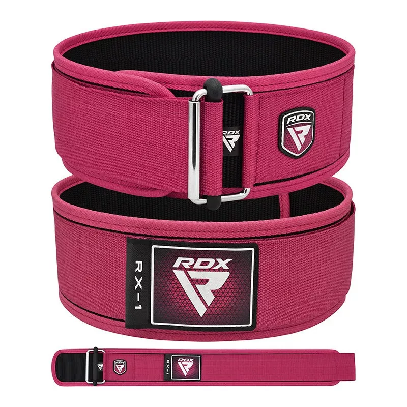 Пояс для важкої атлетики RDX RX1 Weight Lifting Belt PINK-XS
