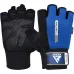 Перчатки для фитнеса RDX W1 HALF BLUE-S
