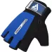 Перчатки для фитнеса RDX W1 HALF BLUE-S