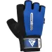 Перчатки для фитнеса RDX W1 HALF BLUE-S
