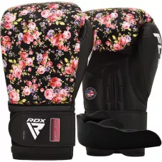 Боксерские перчатки RDX FL-5 BLACK-8 унций (капа в комплекте)