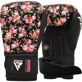 Боксерські рукавиці RDX  FL-5 BLACK-8 унцій (капа в комплекті)