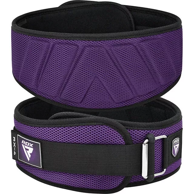 Пояс для важкої атлетики RDX RX4 EVA Curve неопреновий PURPLE XS