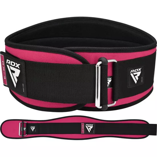 Пояс для важкої атлетики RDX RX3 EVA Curve неопреновий SHARP PINK-XS