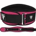 Пояс для важкої атлетики RDX RX3 EVA Curve неопреновий SHARP PINK-XS