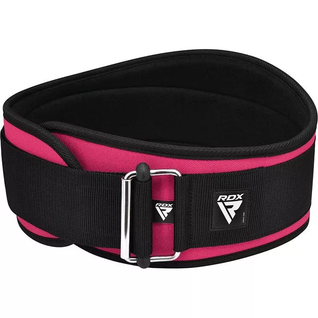 Пояс для важкої атлетики RDX RX3 EVA Curve неопреновий SHARP PINK-XS