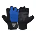 Перчатки для фитнеса RDX W1 Half Blue Plus-S