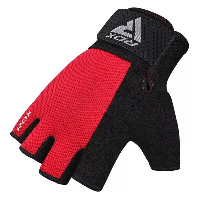 Перчатки для фитнеса RDX W1 Half Red Plus S