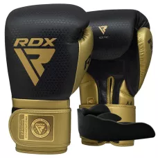 Боксерские перчатки RDX MARK PRO SPARRING TRI LIRA 2 GOLDEN-12 унций (капа в комплекте)