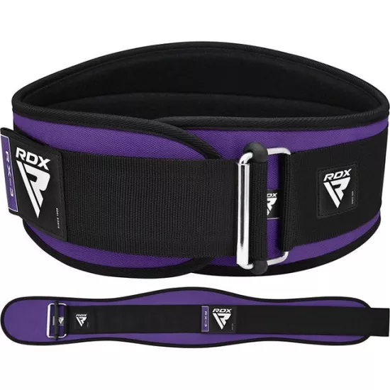 Пояс для тяжелой атлетики RDX RX3 EVA Curve неопреновый PURPLE-XS