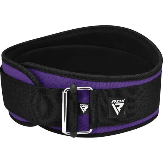 Пояс для тяжелой атлетики RDX RX3 EVA Curve неопреновый PURPLE-XS