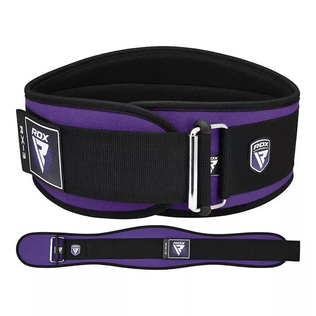 Пояс для важкої атлетики RDX RX3 EVA Curve неопреновий PURPLE-XS