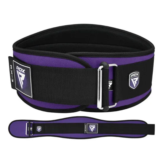 Пояс для тяжелой атлетики RDX RX3 EVA Curve неопреновый PURPLE-XS