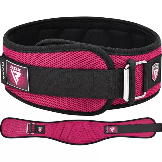Пояс для важкої атлетики RDX RX4 EVA Curve неопреновий PINK-XS