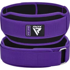 Пояс для тяжелой атлетики RDX RX5 Double Belt неопреновый Purpel XS