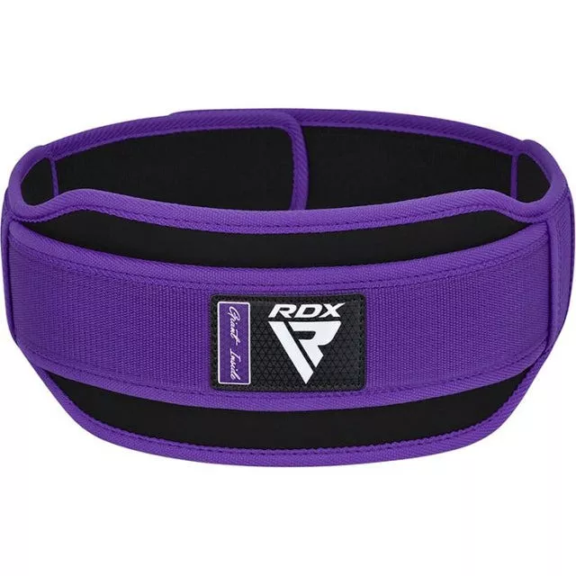 Пояс для важкої атлетики RDX RX5 Double Belt неопреновий Purpel XS