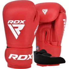 Боксерские перчатки RDX AS1 Red 10 унций (капа в комплекте)