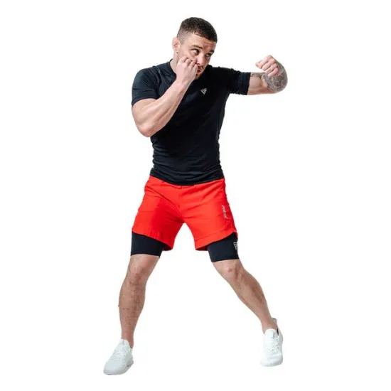Компрессионные шорты для RDX MMA T16 Red-S