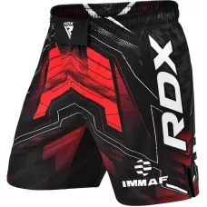 Шорты RDX MMA SHORTS IMMAF-1 Red-L