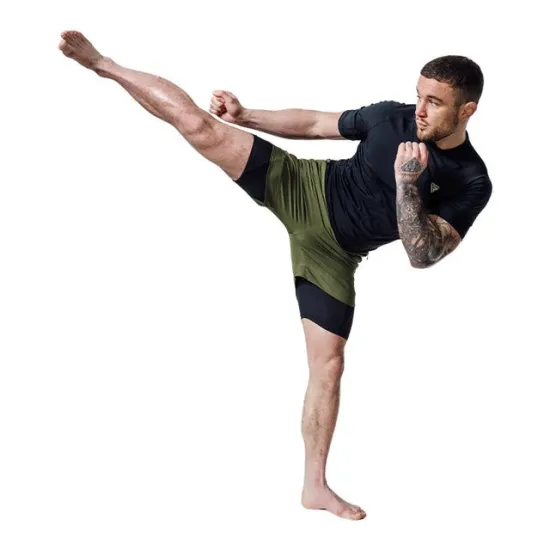 Компрессионные шорты для RDX MMA T16 Green-S