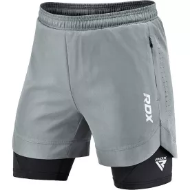 Компрессионные шорты для RDX MMA T16 Grey-S