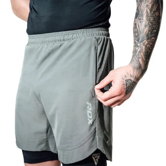 Компрессионные шорты для RDX MMA T16 Grey-S