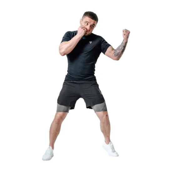 Компресійні шорти для RDX MMA T16 BLACK-S