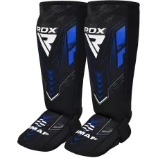 Защита для голеней и стоп RDX NEOPRENE SHIN INSTEP IMMAF-1-BLUE-S