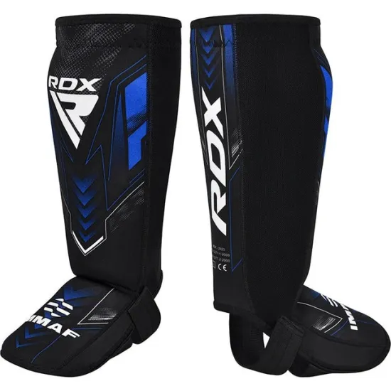 Захист для гомілок та стоп RDX NEOPRENE SHIN INSTEP IMMAF-1-BLUE-S