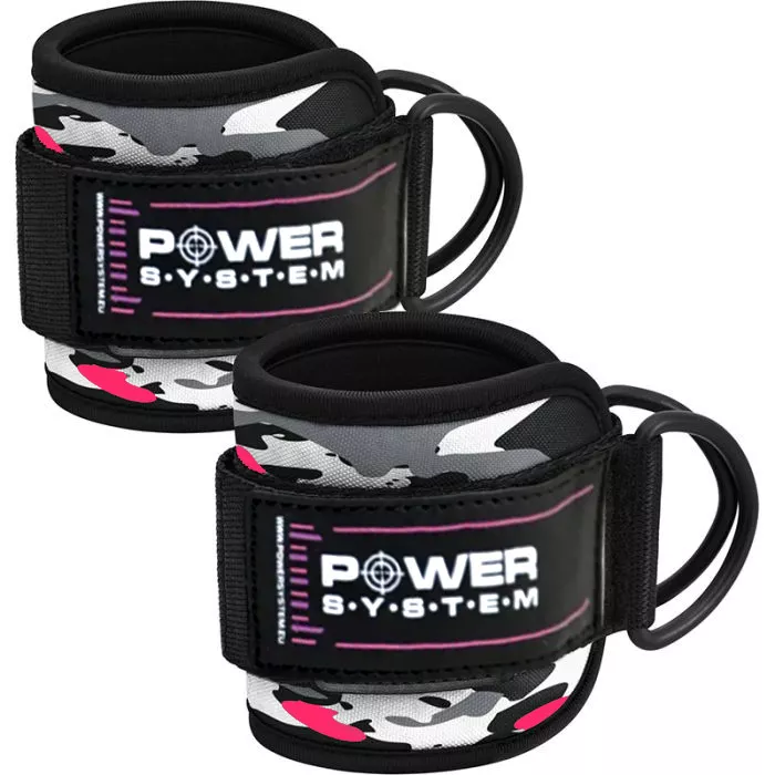 Манжеты на лодыжку Power System PS-3470 Ankle Strap Camo Pink/Black