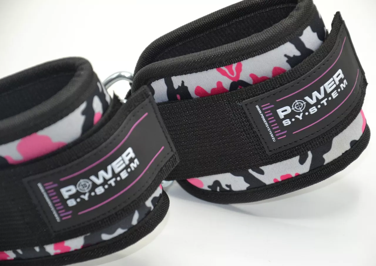 Манжеты на лодыжку Power System PS-3470 Ankle Strap Camo Pink/Black