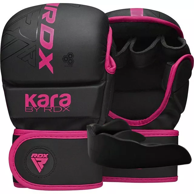 Перчатки для ММА F6 MATTE PINK PLUS-XS/S  (капа в комплекті)
