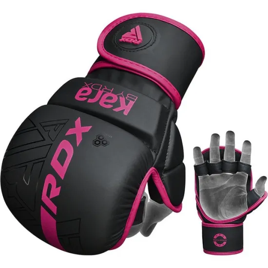 Перчатки для ММА F6 MATTE PINK PLUS-XS/S