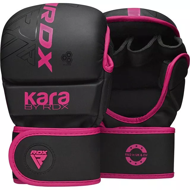 Перчатки для ММА F6 MATTE PINK PLUS-XS/S  (капа в комплекті)