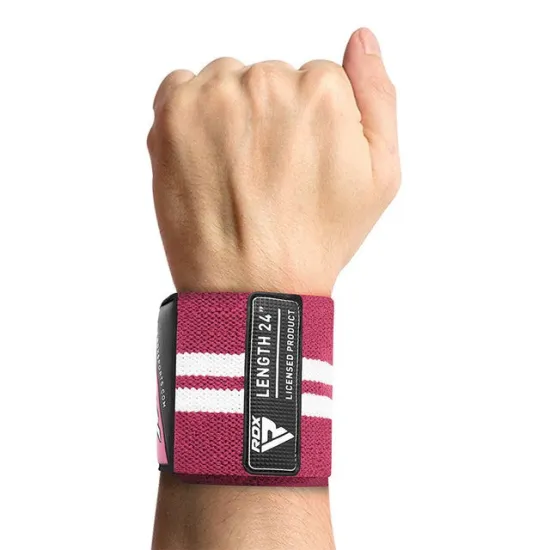 Бинты для запястий (кистовые бинты) RDX W4 PINK-46см